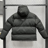 24-25 MF6 LN Black Hooded Cotton Coat #棉衣