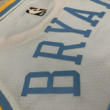 22-23 LAKERS BRYANT #24 White Top Quality Hot Pressing NBA Jersey (Retro Logo)