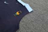 24-25 France Royal Blue Tank top and shorts suit