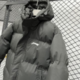 24-25 MF6 LN Black Hooded Cotton Coat #棉衣