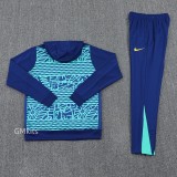 24-25 Brazil Blue Hoodie Tracksuit (卫衣套装)