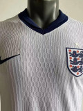 24-25 England Home Player Version Soccer Jersey