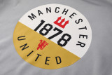 24-25 Man Utd Grey Hoodie Tracksuit (卫衣套装)