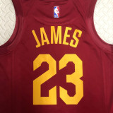 22-23 Cleveland Cavaliers JAMES #23 Red Top Quality Hot Pressing NBA Jersey