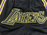 Lakers Black City Edition Top Quality NBA Pocket Pants *湖人队