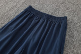 2024 NK Royal Blue Half Pull Tracksuit #05(半拉链)(白色领)