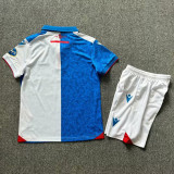 24-25 Blackburn Home Kids Soccer Jersey