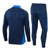 24-25 Nottingham Forest Royal blue Kids Half Pull Tracksuit (童装)(半拉链)