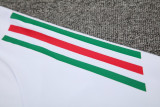 24-25 Italy White Kids Half Pull Tracksuit (童装)(半拉链)