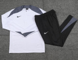 2024 NK White Half Pull Tracksuit (半拉链)
