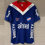 2025 Club Nacional Blue Fans Soccer Jersey (V领)