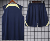 24-25 Club America Dark Blue Tank top and shorts suit