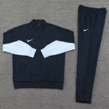 2024 NK Royal blue Jacket Tracksuit #2306(浅蓝袖)