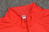 24-25 Man Utd Red Kids Half Pull Tracksuit (童装)(半拉链)