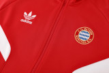 24-25 Bayern Red Jacket Tracksuit #06