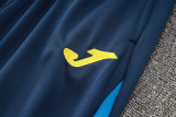 2024 JOM Royal blue Kids Half Pull Tracksuit (童装)(半拉链)