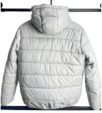 24-25 Man Utd White Hooded Cotton Coat #棉衣