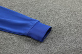 2024 JOM Fancy blue Half Pull Tracksuit #810(半拉链)