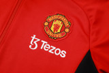 24-25 Man Utd Red Jacket Tracksuit #A794