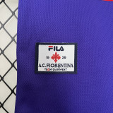 1998-1999 Fiorentina Home Kids Retro Soccer Jersey
