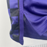 23-24 Kings MONK #0 Purple Top Quality Hot Pressing NBA Jersey (Trapeze Edition)飞人版