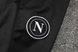 24-25 Napoli Blue Black Kids Half Pull Tracksuit (童装)(半拉链)
