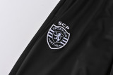 24-25 Sporting Lisbon Black Half Pull Tracksuit (半拉链)