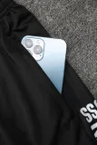 24-25 Napoli Blue Black Kids Half Pull Tracksuit (童装)(半拉链)