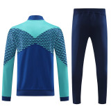 24-25 Brazil Fancy blue Jacket Tracksuit