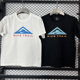 T255 NK White High Quality Casual T-Shirt #三角山