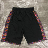 2019-20 NETS Black City Edition Top Quality NBA Pants(彩边)