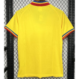 1994 Romania Yellow Retro Soccer Jersey