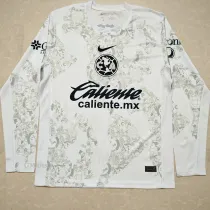 24-25 Club America White Goalkeeper Long Sleeve Soccer Jersey (长袖)
