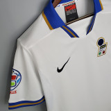 1996-1997 Italy Away White Retro Soccer Jersey