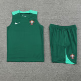 24-25 Portugal Green Tank top and shorts suit