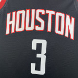 23-24 Rockets PORTER JR. #3 Black Top Quality Hot Pressing NBA Jersey (Trapeze Edition)飞人版