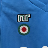 1987-1988 Napoli Home Kids Retro Soccer Jersey
