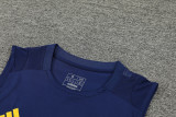 24-25 Spain Royal blue Tank top and shorts suit
