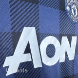 2013-2014 Man Utd Away Long Sleeve Retro Soccer Jersey (长袖)