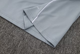 2025 AD Grey Half Pull Tracksuit (半拉链)