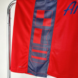 24-25 Clippers WESTBROOK #0 Red Top Quality Hot Pressing NBA Jersey (Trapeze Edition) 飞人版