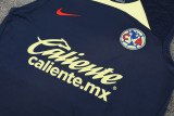 24-25 Club America Dark Blue Tank top and shorts suit