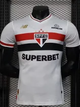 25-26 Sao Paulo Home Player Version Soccer Jersey