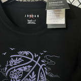 T121 Jordan Black High Quality Casual T-Shirt