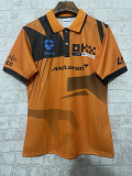 2024 McLaren LANDO#4 Polo Yellow Racing Suit (有领)