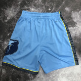 22-23 GRIZZLIES Blue Top Quality NBA Pants (Trapeze Edition) 飞人版