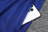 24-25 INT Fancy blue Half Pull Tracksuit (半拉链)