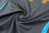 24-25 Argentina Grey Kids Half Pull Tracksuit (童装)(半拉链)