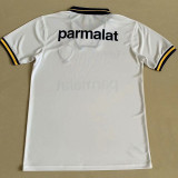 1994 Boca Juniors Away White Retro Soccer Jersey (背后带广告)