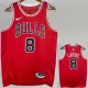 22-23 BULLS LAVINE #8 Red Top Quality Hot Pressing NBA Jersey